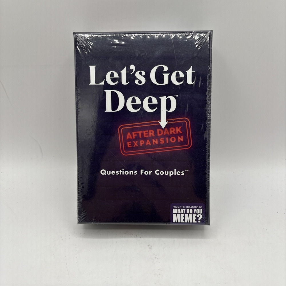 WHAT DO YOU MEME? Let's Get Deep: After Dark Expansion Pack – Designed to be Add